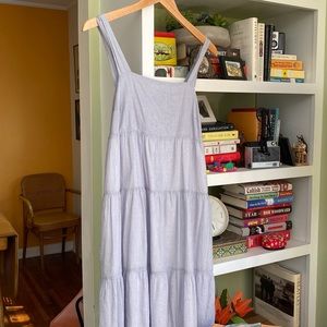 Madewell striped midi dress